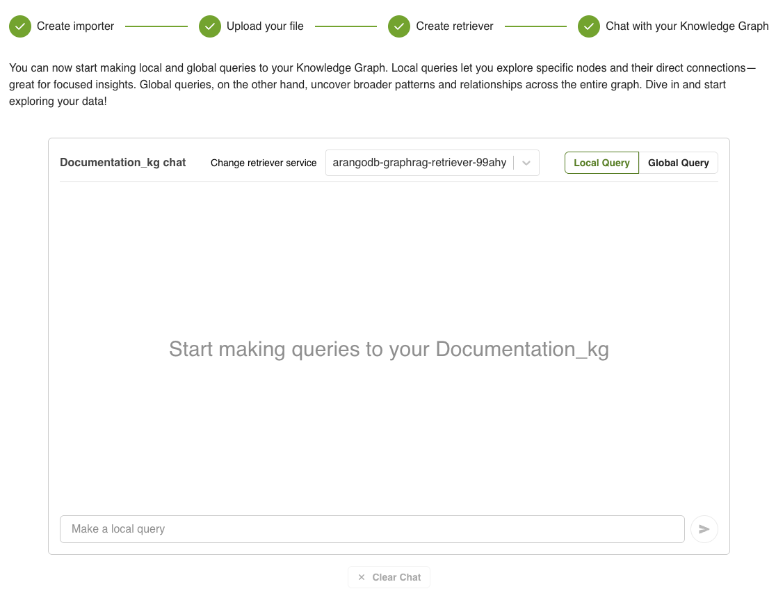 Chat with your Knowledge Graph